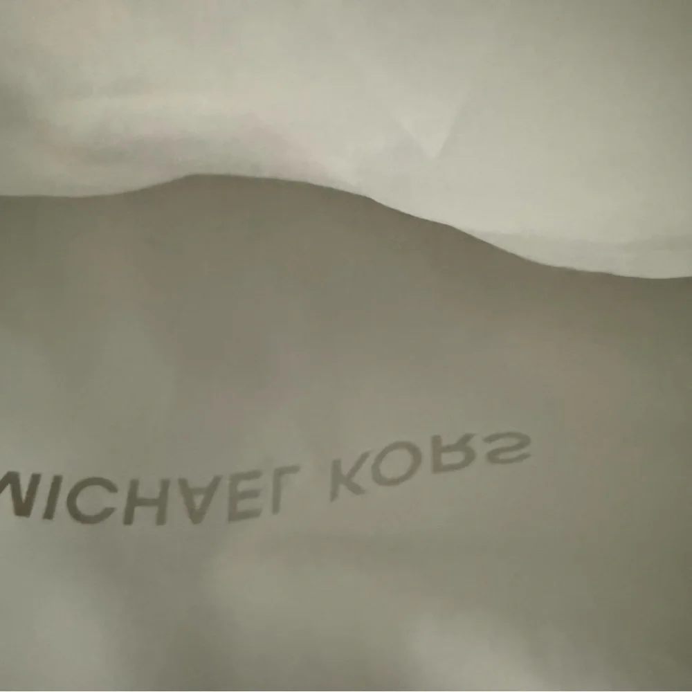 Michael Kors White Satin Drawstring Dust bag for Handbags~Lg